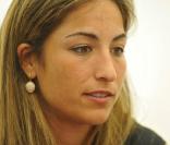 La ravissante championne de tennis française Aravane Rezaï, lors de la conférence du tournoi de Wimbledon, au All England Lawn Tennis Club, à Londres, le 20 juin 2010.