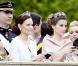 La princesse Letizia lors de la cérémonie de mariage de Victoria de Suède le 19 juin.  