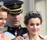 Letizia d'Espagne lors du mariage de Victoria de Suède le 19 juin 2010 