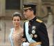 Letizia et Felipe lors du mariage de Victoria de Suède  le 19 juin 2010.  