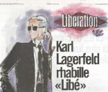 Liberation, par Karl Lagerfeld