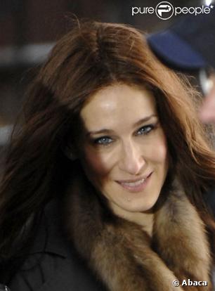 Sarah Jessica Parker sur le tournage de Sex And The City à New York