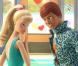 Regardez Frédérique Bel et Benoît Magimel en Barbie et Ken lors du making of de 