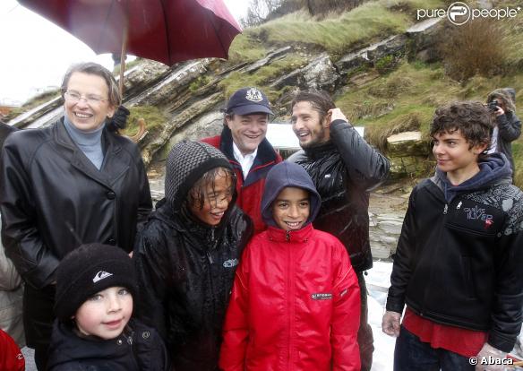 Bixente Lizarazu Jean-Louis Borloo et Michèle Alliot-Marie