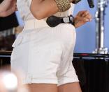  Alicia Keys, enceinte, chante lors de l'émission Good Morning America à Central Park à New York le 25 juin 2010   