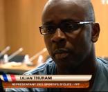 Lilian Thuram s'exprime sur la déroute de l'équipe de France dans  Coupe du Monde le Mag , sur TF1, samedi 3 juillet.  