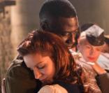 Une image du film Ces amours-là de Claude Lelouch : Audrey Dana et Jacky Ido 