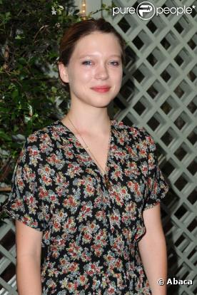 Léa Seydoux présente le film Belle Epine, dans le cadre du Festival Paris Cinéma. 9/07/2010