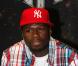 50 Cent en conférence de presse à Sao Paulo, au Brésil, le 15 juillet 2010