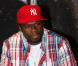 50 Cent en conférence de presse à Sao Paulo, au Brésil, le 15 juillet 2010