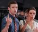 Justin Timberlake et Mila Kunis sur le tournage de  Friends with Benefits , à New York, le 20 juillet 2010.
