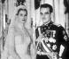 Le prince Rainier et Grace Kelly le jour de leur mariage, le 19 avril 1956