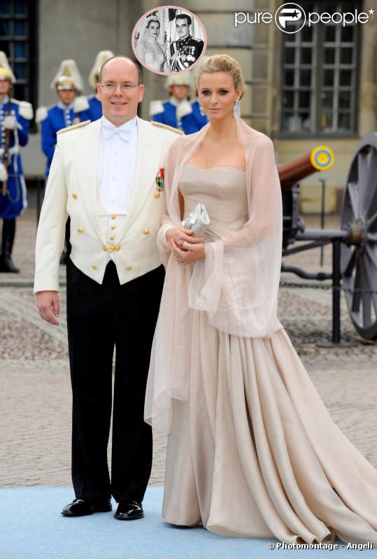 Charlene et Albert s'uniront en juillet 2010. L'assemblée aura certainement une pensée pour Grace et Rainier III.