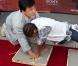 Jackie Chan et Jaden Smith lors de l'avant-première de Karate Kid à Friedrikstad en Norvège le 23 juillet 2010