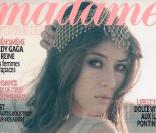 Mylène Jampanoï en couverture de Madame Figaro