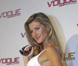 Le top brésilien Gisele Bundchen a bien mis en valeur les lunettes Vogue !