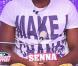 Le t-shirt " Make a change " est-il destiné à Amélie avec qui Senna est fâché ?
