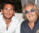 Frank Lampard et Flavio Briatore à l'occasion d'une fête donnée par Flavio Briatore à Porto Cervo, en Sardaigne, le 31 juillet 2010.