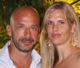 L'ancien attaquant de la squadra azzura Gianluca Vialli à l'occasion d'une fête donnée par Flavio Briatore à Porto Cervo, en Sardaigne, le 31 juillet 2010.