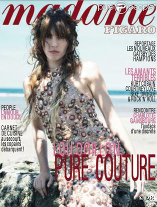 Lou Doillon en couverture du magazine Madame Figaro