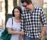 Emily Blunt et son mari John Krasinski, à New York