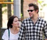 Emily Blunt et son mari John Krasinski, à New York