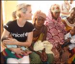 Laeticia Hallyday au Burkina Faso pour l'Unicef