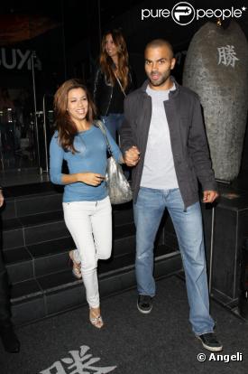 Eva Longoria et Tony Parker à Los Angeles le 16 août 2010