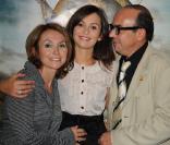 Karl Zéro, sa femme Daisy D'Errata et leur fille Anaïs 