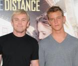 Rick Schroeder et son fils Luke lors de l'avant-première hollywoodienne de Going the Distance le 23 août 2010 au Grauman's Chinese Theater