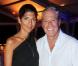 Hoda Roche et son fiancé Jean-Claude Darmon lors de la vente aux enchères au profit des assocation Tidène et Puits du désert le 26 août 2010 dans le domaine de Bertaud-Belieu à Saint-Tropez