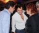 Philippe Lellouche, Edouard Baer et Régine lors de la vente aux enchères au profit des assocation Tidène et Puits du désert le 26 août 2010 dans le domaine de Bertaud-Belieu à Saint-Tropez