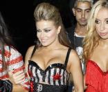 Carmen Electra et Mya arrivent au Viper Room, à Los Angeles