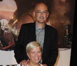 Mimie Mathy et son mari Benoist Gérard lors de la présentation du film Ces amours-là à Paris le 12 septembre 2010