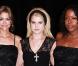 Kelly Osbourne, Denise Richards et la créatrice Tracy Reese durant le défilé Tracy Reese lors de la Mercedes Fashion Week de New York au Lincoln Center le 13 septembre 2010