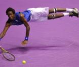 Gaël Monfils, brillant vainqueur de son match de Coupe Davis face à l'Argentine le 17 septembre 2010