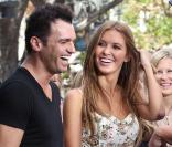 Audrina Patridge participe à l\'émission Extra, animée par Mario Lopez, sur Extra TV, vendredi 17 septembre.