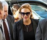 Lindsay Lohan arrive au tribunal de Beverly Hills le 24 septembre 2010 