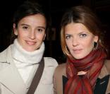 Agathe de La Boulaye et Gwendoline Hamon lors de la soirée de lancement de la nouvelle collection de chaussures de Nathalie Garcon dans sa boutique de la Galerie Vivienne et inauguration du pop up store créé pour l\'occasion le 27 septembre 2010