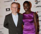 Thierry Frémaux et Aïssa Maïga au 4e Gala organisé au profit de l'association Maïsha Africa. Lyon, le 3 octobre
