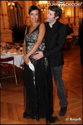 Sonia Rolland et Jalil Lespert au 4e Gala organisé au profit de l'association Maïsha Africa. Lyon, le 3 octobre