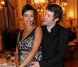 Sonia Rolland et Jalil Lespert au 4e Gala organisé au profit de l'association Maïsha Africa. Lyon, le 3 octobre