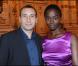 Zinedine Soualem et Aïssa Maïga au 4e Gala organisé au profit de l'association Maïsha Africa. Lyon, le 3 octobre
