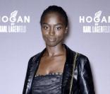 Aïssa Maïga lors de la présentation de la collection Capsule Printemps-été 2011 Hogan by Karl Lagerfeld le 2 octobre 2010 à Paris