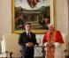 Nicolas Sarkozy rencontre Benoit XVI au Vatican, le 8 octobre 2010