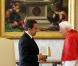 Nicolas Sarkozy rencontre Benoit XVI au Vatican, le 8 octobre 2010