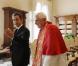 Nicolas Sarkozy rencontre Benoit XVI au Vatican, le 8 octobre 2010