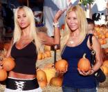 Shauna Sand et son amie Tess Broussard se rendent à la Pumpkin Patch en compagnie des trois filles de Shauna, vendredi 8 octobre, à Beverly Hills.