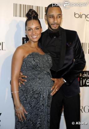 Alicia Keys et son époux, le rappeur Swizz Beatz.