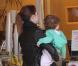 Alyson Hannigan, sa petite Satyana, et son époux Alexis Denisof à Santa Monica. 16/10/2010
